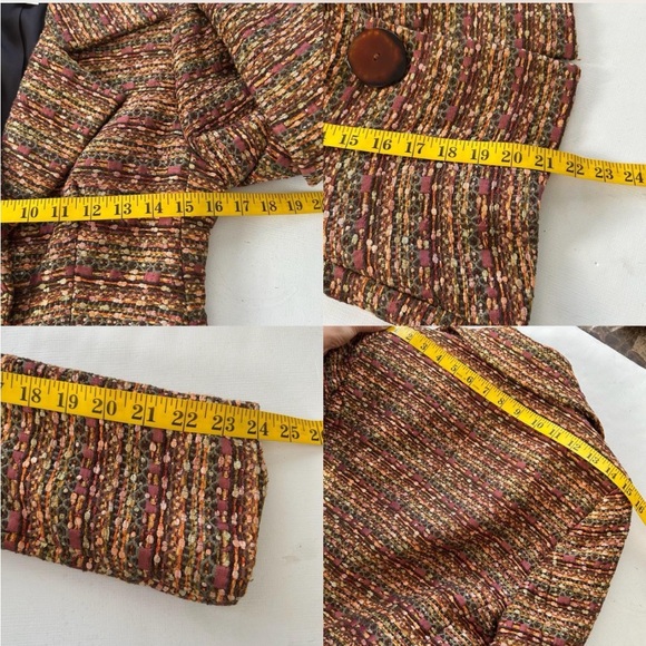Vintage Austin Reed Multicolored tweed blazer jacket. - Picture 7 of 8